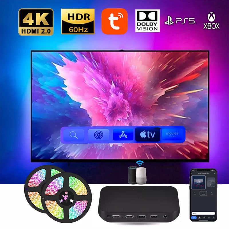 Home Cinema Google - Smart Ambient TV Led-hintergrundbeleuchtung Für 4K