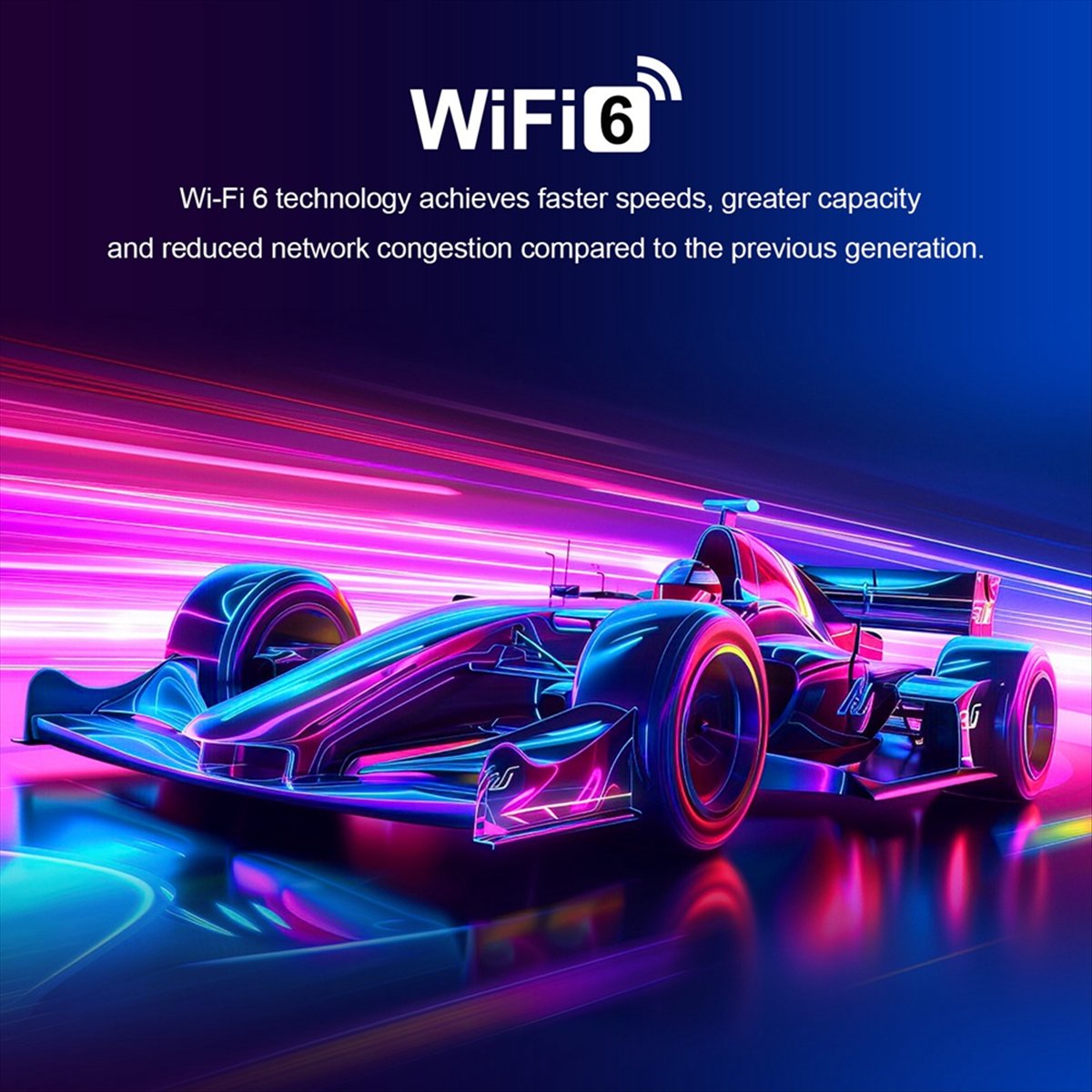 Home Cinema Uk - Tragbarer Projektor mit WiFi6 Bluetooth 4K