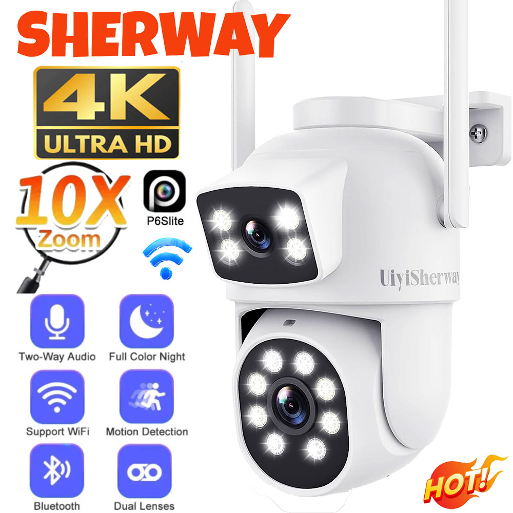 Home Cinema Wall Panels - UiyiSherway 4K Dual Lens Wifi Kamera
