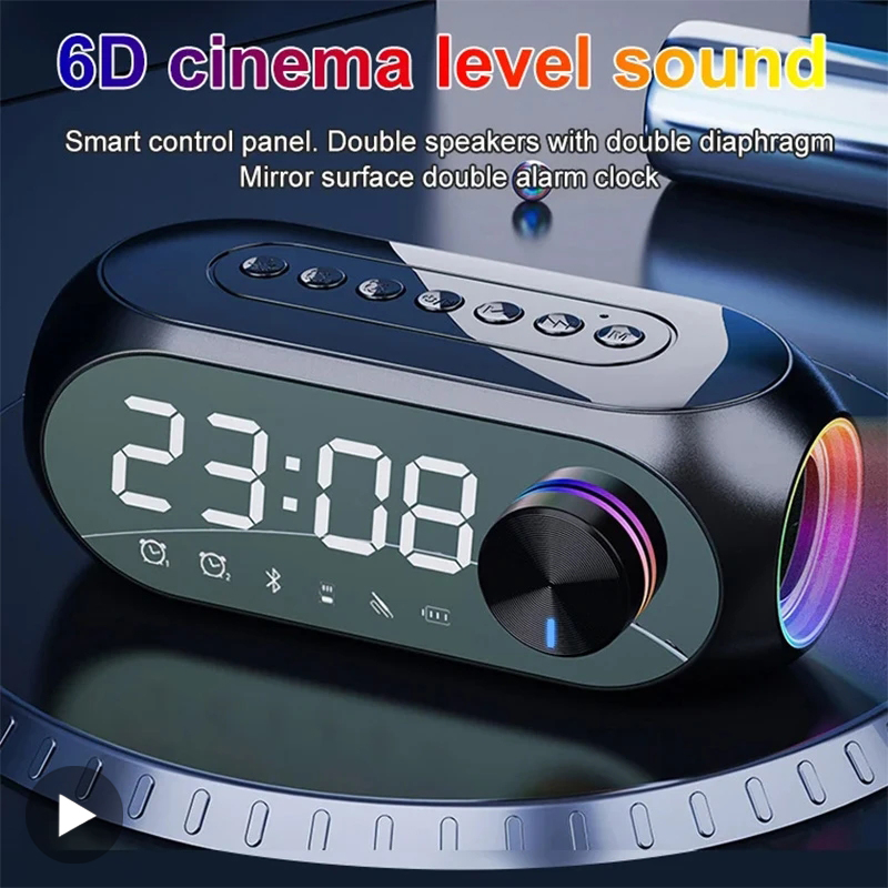 Home Cinema Chairs - Wecker Radio FM Bluetooth Lautsprecher Tragbarer