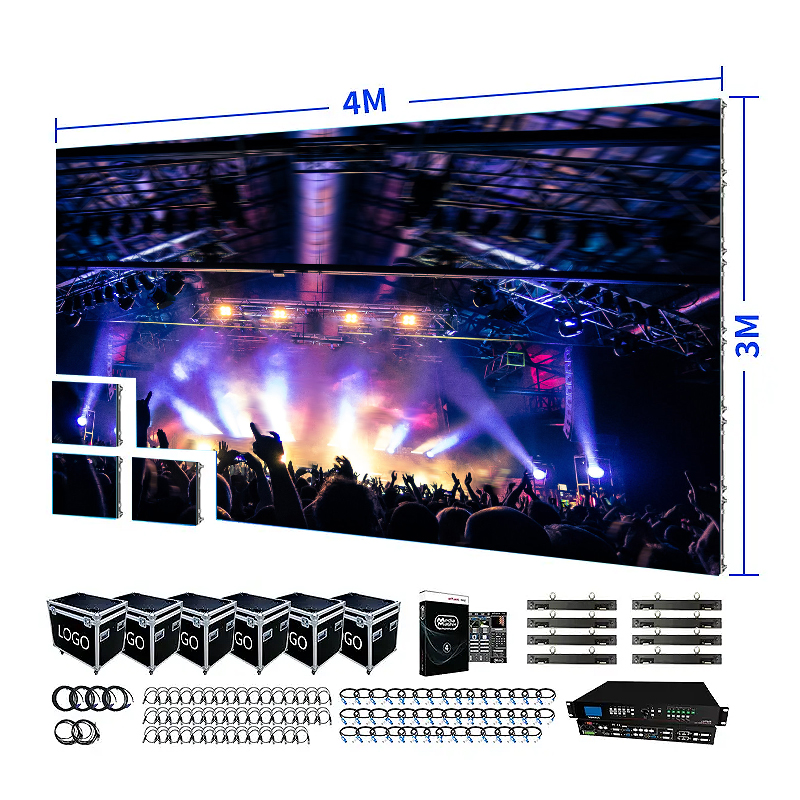 Home Cinema Wall Panels - P3 LED-Videowand Komplettes System Riesiger Bildschirm