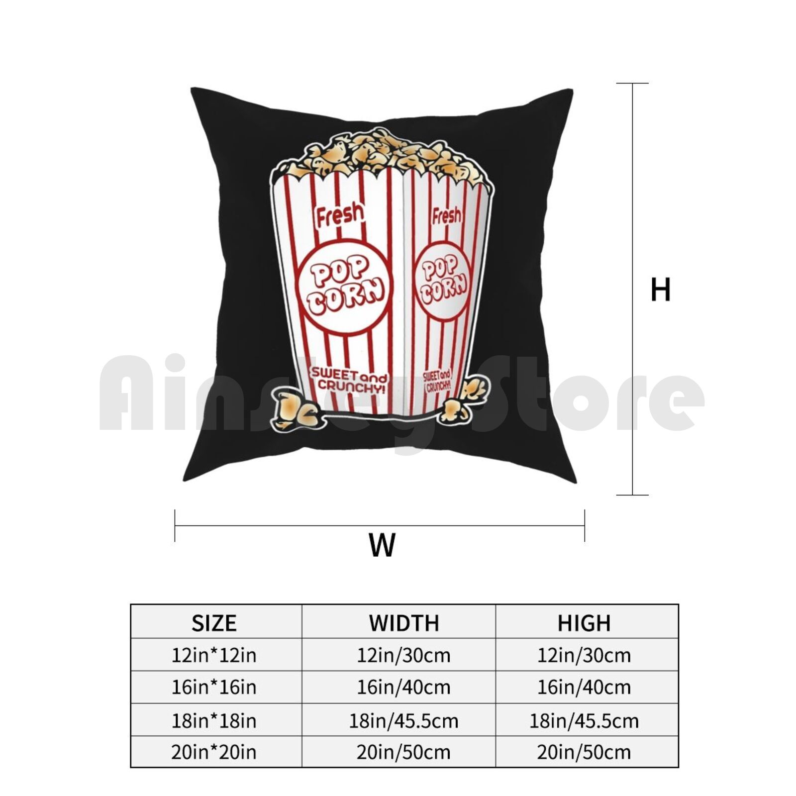 Cinema Popcorn Pack Kissenbezu – Home Cinema Food Bewertung und Preis