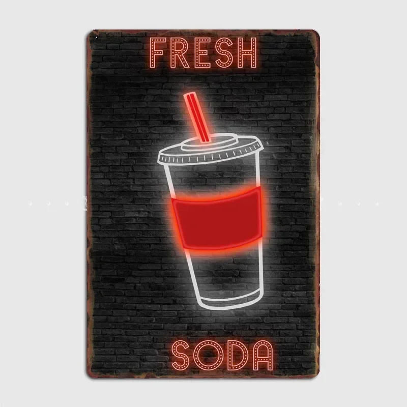SODA Essen Neon Schild Metall  – Home Cinema Food Bewertung und Preis