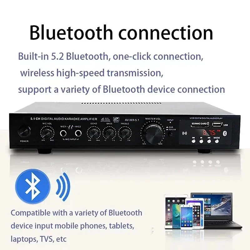 AV-369BT Bluetooth 5.1 Sound L – Home Cinema Bluetooth 5.1 Bewertung und Preis