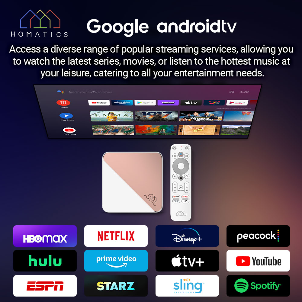 HOMATICS Box R 4K Plus TV Box  – Home Cinema Google Bewertung und Preis
