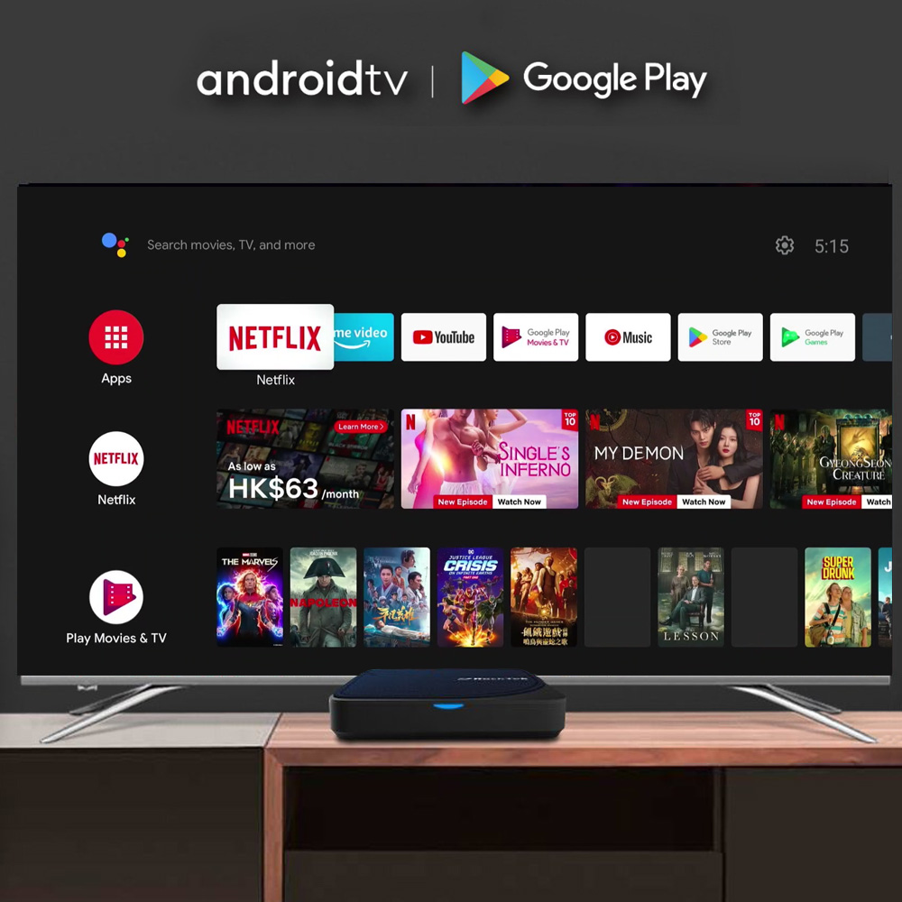 RockTek G2 4K AndroidTV 14-Str – Home Cinema Google Bewertung und Preis