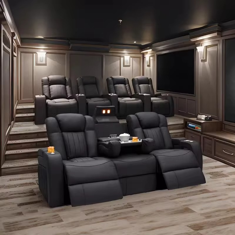 Leder-Relaxsofa-Sets Elektrisc – Home Cinema Chairs Bewertung und Preis