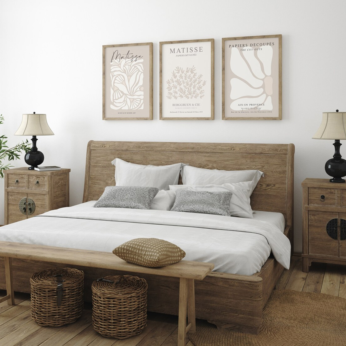 3er-Set Bohemian Neutral Beige – Home Cinema Wall Art Bewertung und Preis