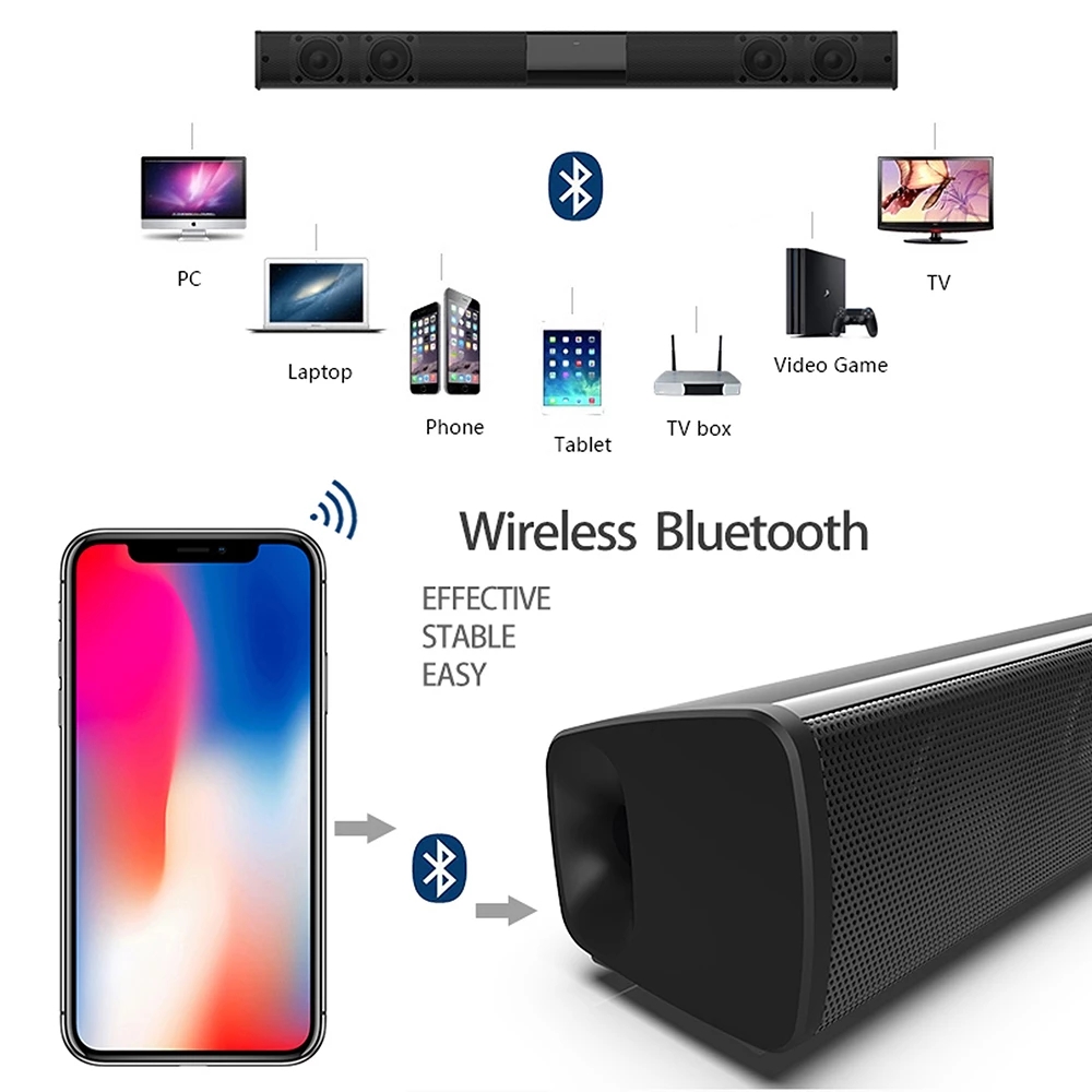 40 W Bluetooth-Lautsprechersäu – Home Cinema Chairs Bewertung und Preis